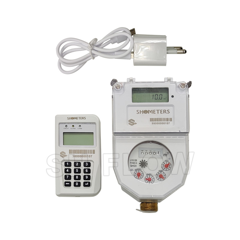 STS Prepaid Water Meter Remote Monitoring Lcd Display Municipal 