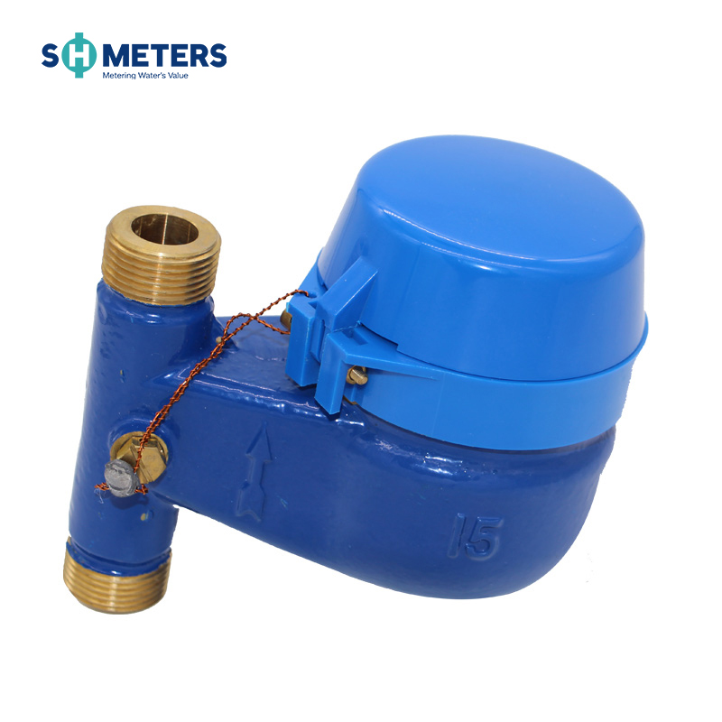 15-40mm brass Vertical multi jet water meter