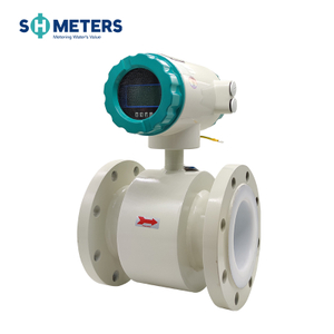  4 inch 220v digital flowmeter for water with solenoid valve made in china