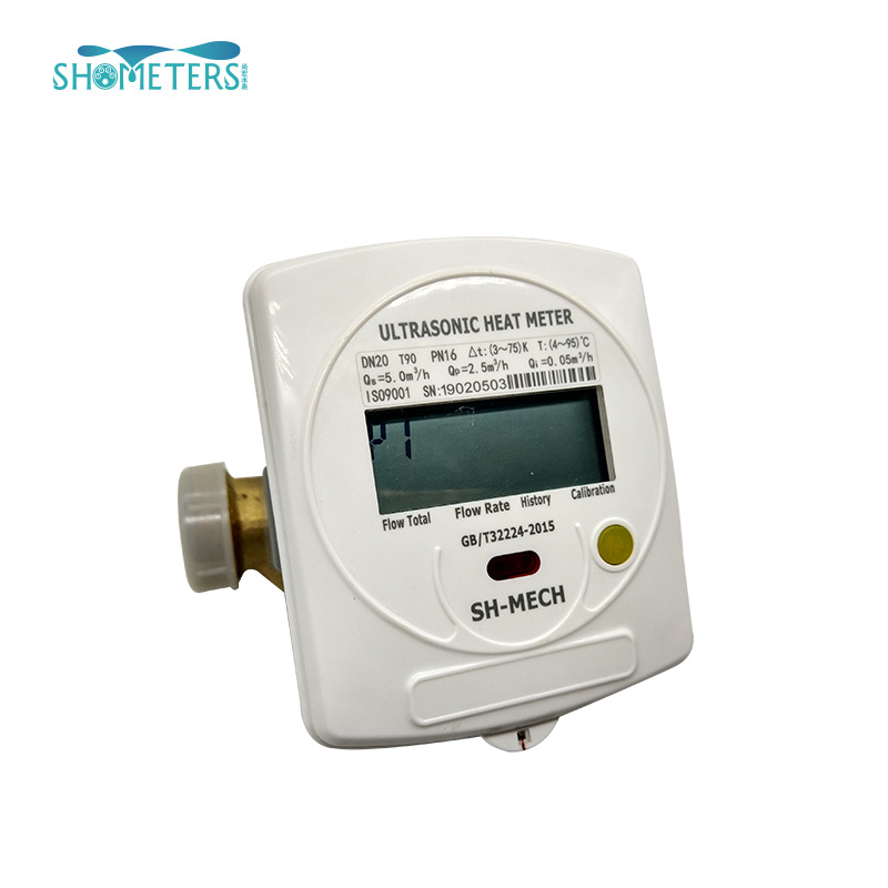 brass interface ultrasonic water flow meter