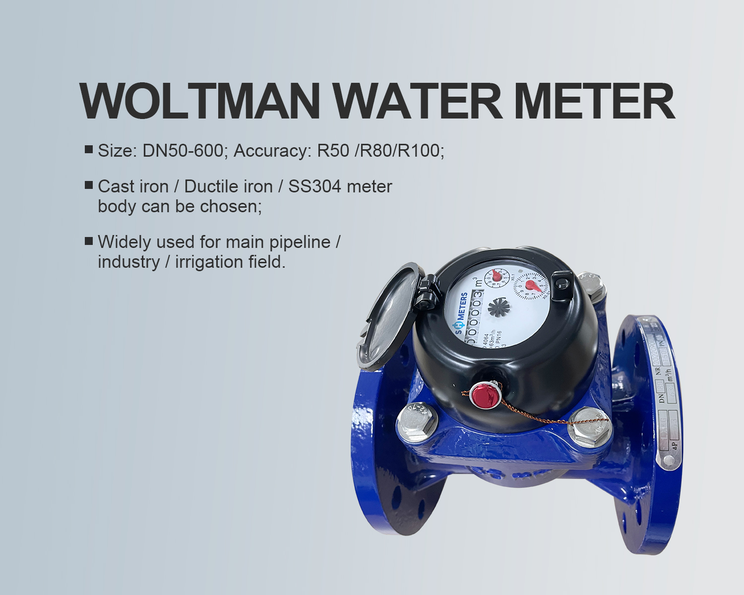 Sand and stones? No problem: water meters from S.H.Meters can handle it all