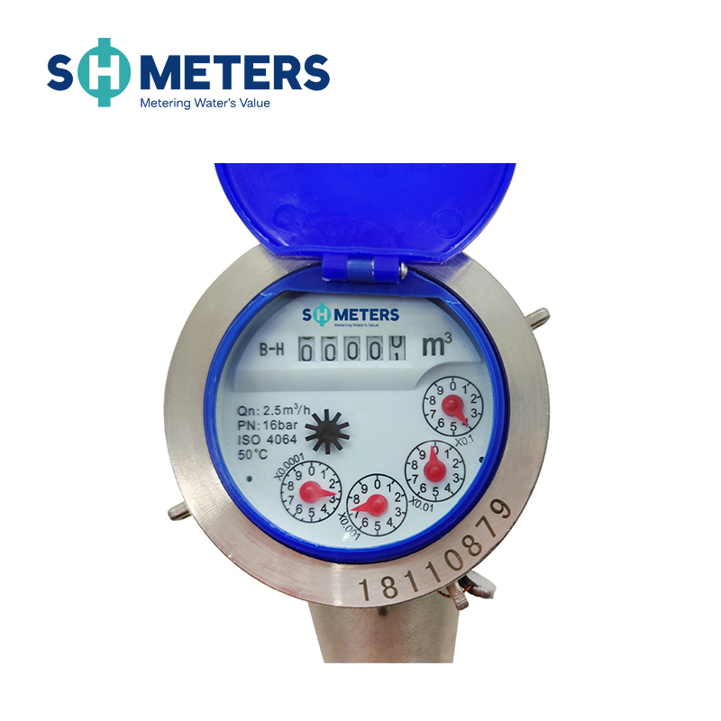 1/2inch~2inch class b stainless steel multi jet water meter 