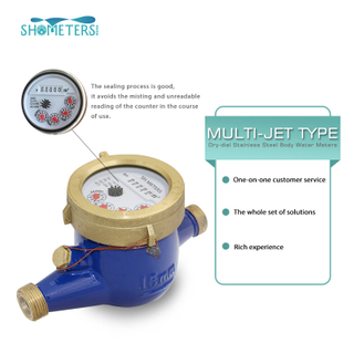 Multi Jet Water Meter Pulse Output In China