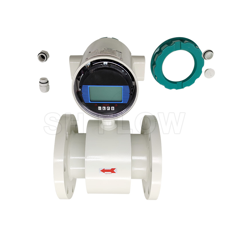 220v sewage digital electromagnetic flowmeter with display