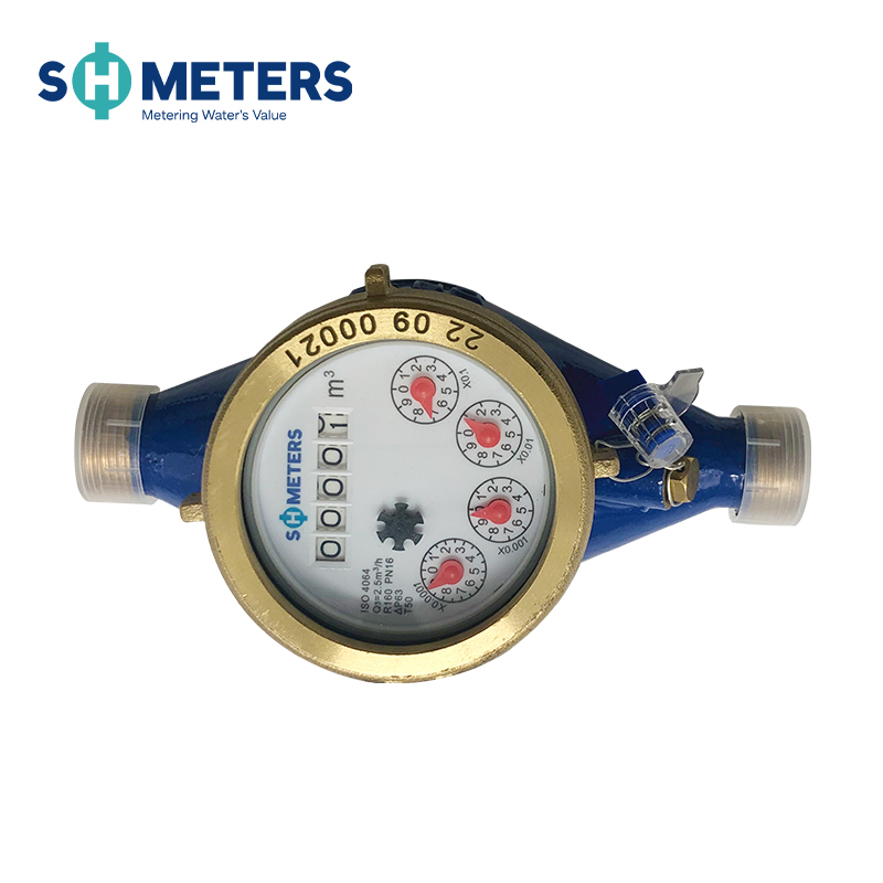 3/4 Inch Brass Water Meter Multi Jet Water Meter