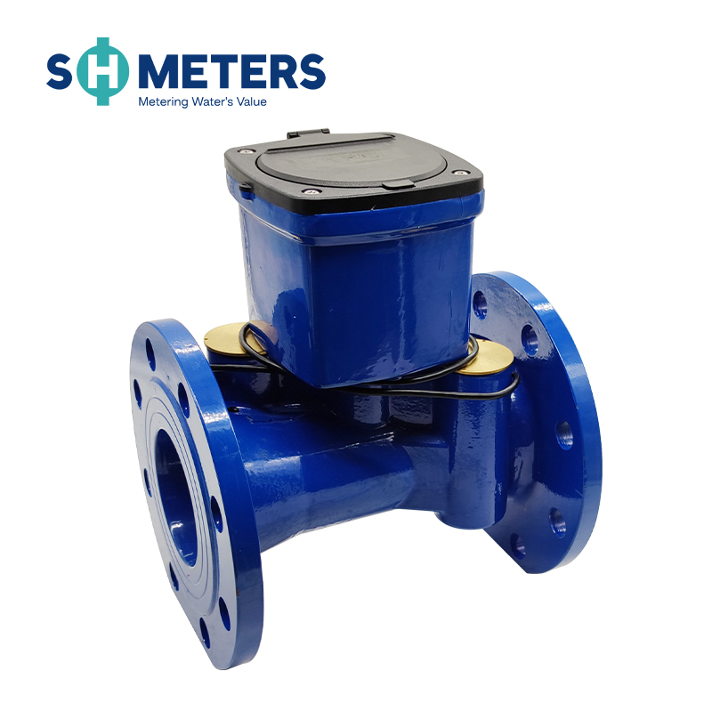 ultrasonic water meter rs485 modbus flange end class b 200mm