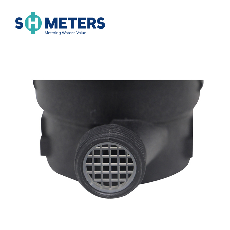 20mm top quality class b plastic single jet water meter mechanical water meter
