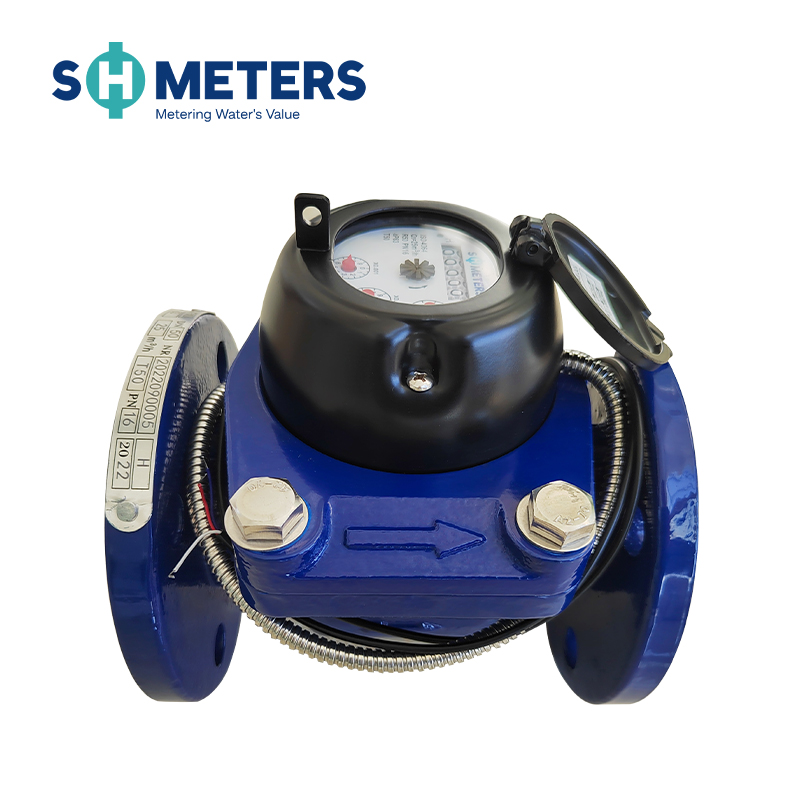 DN400 agriculture pulse output flange industrial irrigation woltman water meter