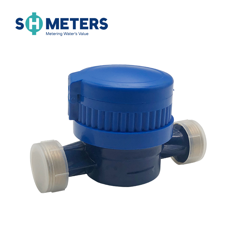 small size hot water water meter single jet water meter housing