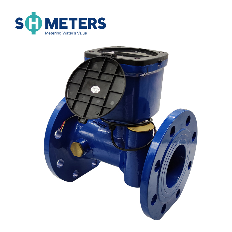 R250 dn80 reader rs485 with amr ultrasonic water flow meter
