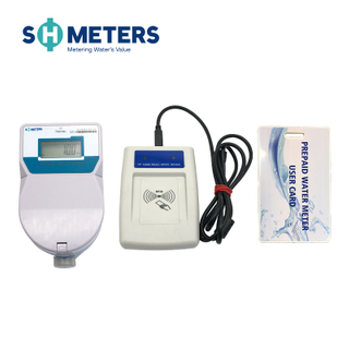 DN25 Iso4064 Wireless Prepaid Water Meter And Remote Reading with Valve Control
