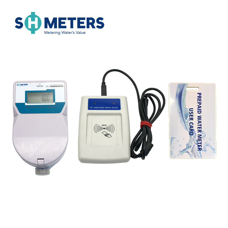 IC Card Water Meter Prepaid Smart Digital DN15