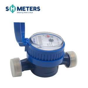 Single Jet Water Meter Brass Pulse Output Domestic