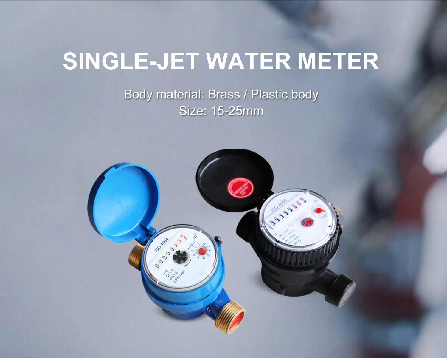 Why is a single jet water meter an accurate choice for measuring water flow?