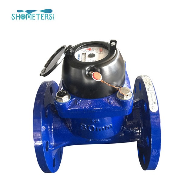class b irrigation pulse output flange industrial woltman water meter with digital display