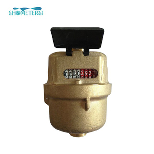 Class c 15 brass volumetric vertical dry dial water meter