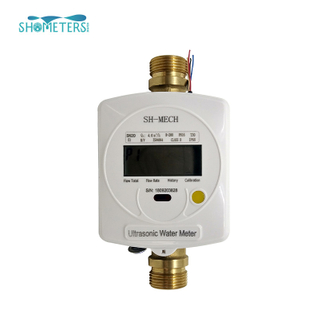 dn40 digital sensor remote brass wifi ultrasonic water flow meter 