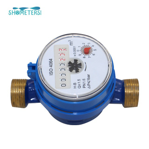 25mm dry dial reed switch brass single jet Water Meter