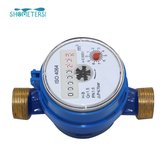 25mm dry dial reed switch brass single jet Water Meter