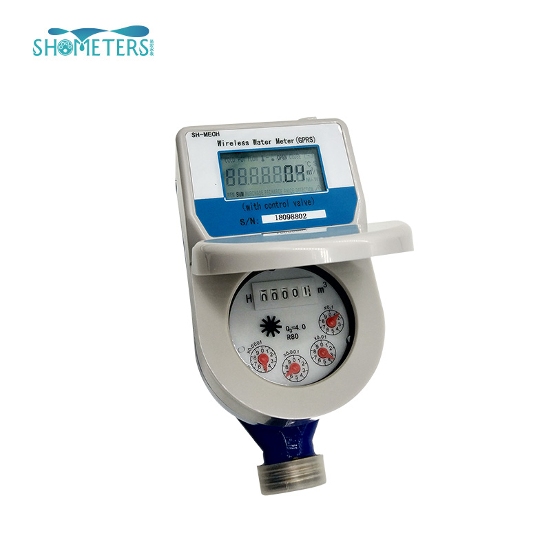 GPRS Smart Water Meter Digital Dry Dial Iso 4064 Valve Control